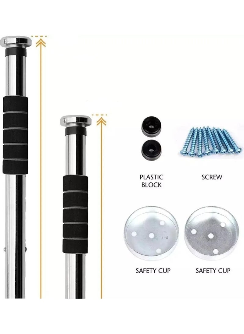 Muba (100-150 M) Chrome Door Bar Corridor Pull-Up Barfix Fitness Equipment Bar Chin-Up Bar  - Image 4