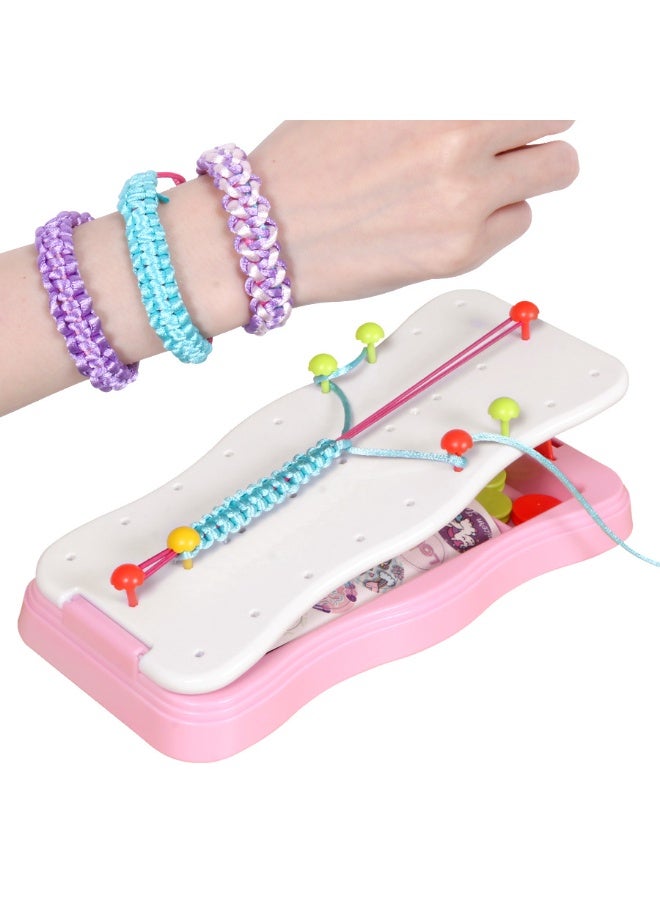 عام اليد حبل جديلة مجموعة اللون حبل سوار صنع الحرفية اللعب منزل لعبة النسيج المواد فتاة هدية - Image 2