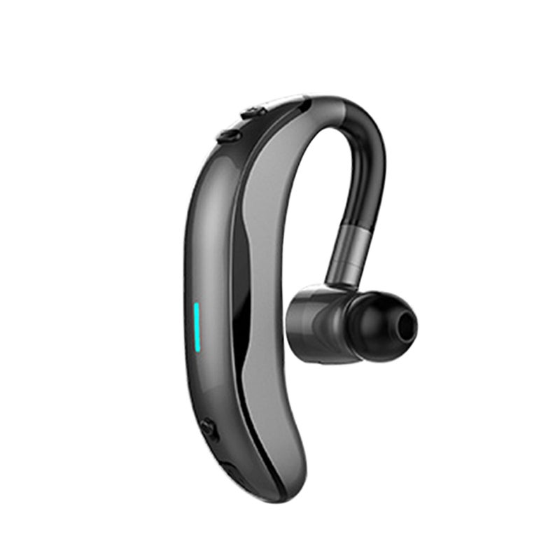 Halamodo Single-Ear Bluetooth Headset with Earhook, Hands-Free Call, Long Battery Life, Noise Cancelling, Lightweight Comfortable Design for Business, Driving and Daily Use - Image 1