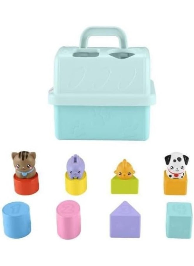 ​Baby Ssorting Toy, Fp Pets Sort & Stow Pet Carrie With Fine Motor Activities For Infants Ages 6+ Months