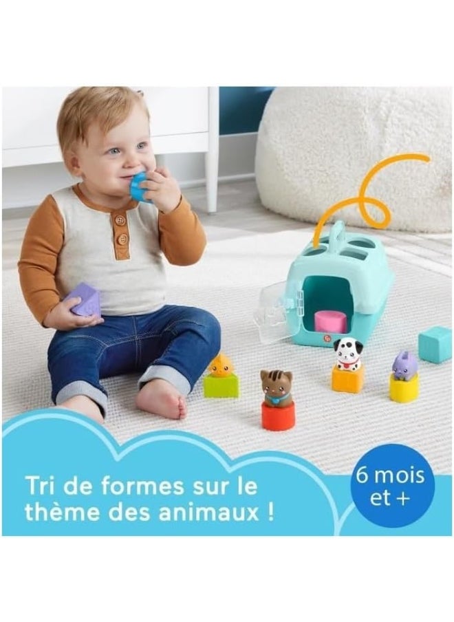 ​Baby Ssorting Toy, Fp Pets Sort & Stow Pet Carrie With Fine Motor Activities For Infants Ages 6+ Months