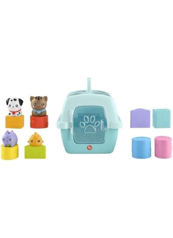 ​Baby Ssorting Toy, Fp Pets Sort & Stow Pet Carrie With Fine Motor Activities For Infants Ages 6+ Months