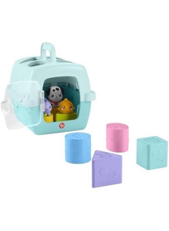 ​Baby Ssorting Toy, Fp Pets Sort & Stow Pet Carrie With Fine Motor Activities For Infants Ages 6+ Months