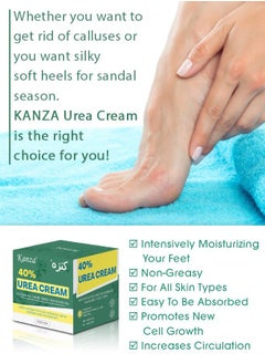 Urea Cream 40 percent for Feet Maximum Strength, Best Callus