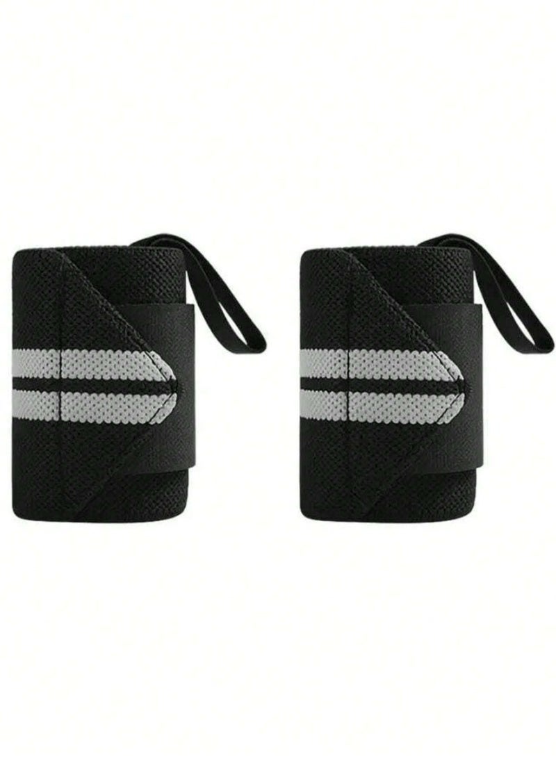 2 Wrist Straps Hand Wrist Wraps with Thumb Loop, Adjustable Wrist Brace Support Sports Wristband - Image 4