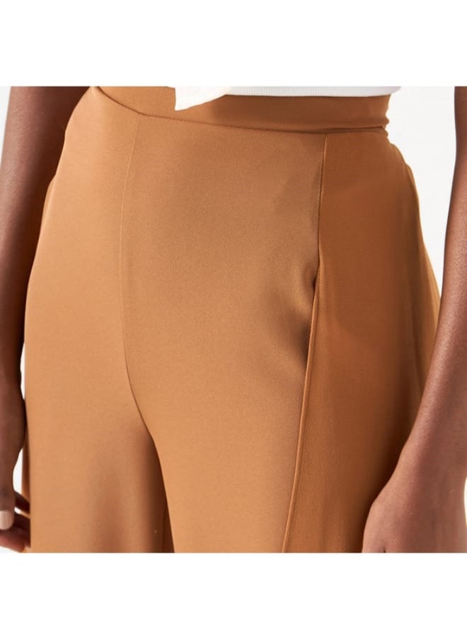 2Xtremz - 2Xtremz Solid Pants with Overlay Detail and Elasticated Waistband - Image 1