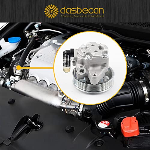 Dasbecan مضخة توجيه كهربائية داسبيكان مع بكرة متوافقة مع هوندا سيفيك 2006-2011 1.8 لتر بديل# 21-5456 56110-RNAA01 56110RNAA02 56110RNA305 - Image 5