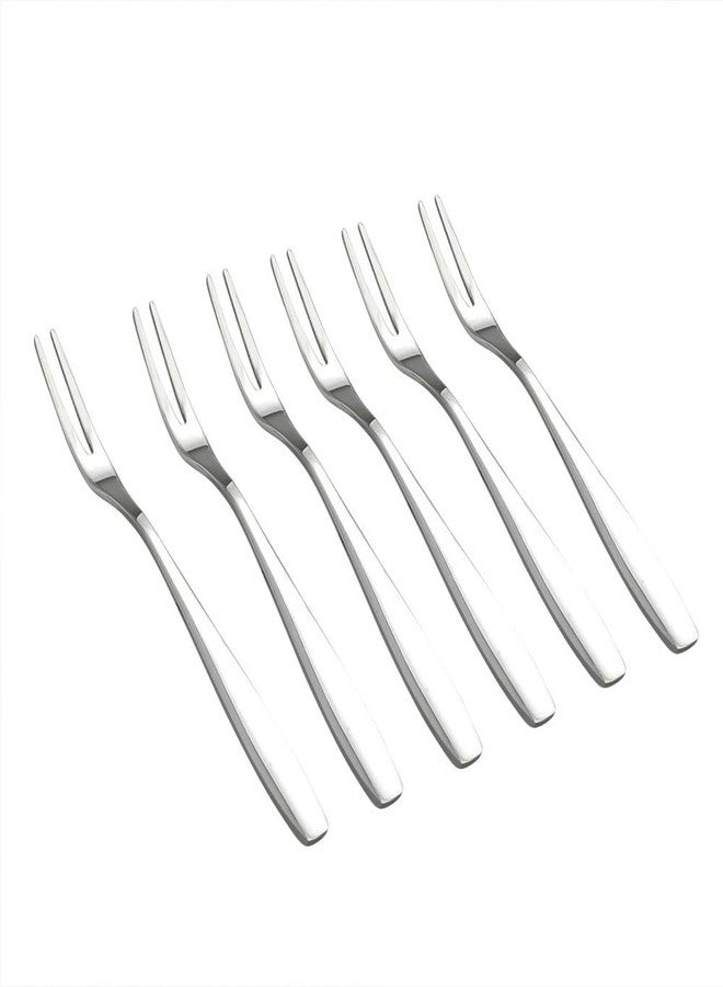 Ggbin 12-Piece Stainless Steel Fruit Forks, Mini Dessert Forks - Image 1