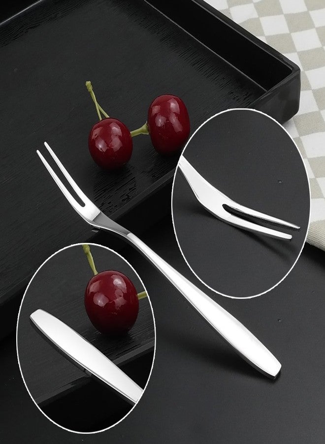 Ggbin 12-Piece Stainless Steel Fruit Forks, Mini Dessert Forks - Image 2