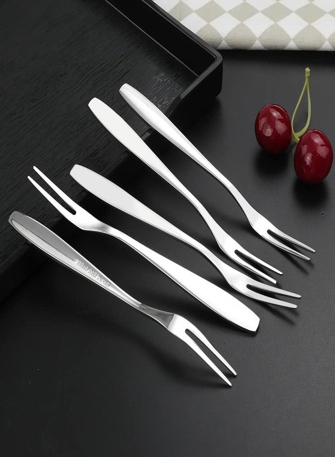 Ggbin 12-Piece Stainless Steel Fruit Forks, Mini Dessert Forks - Image 5