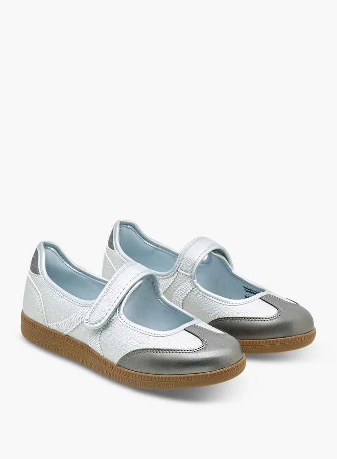 MISSY SILVER Women Hook & Loop Mary Jane Shoes for Women | Best Price UAE