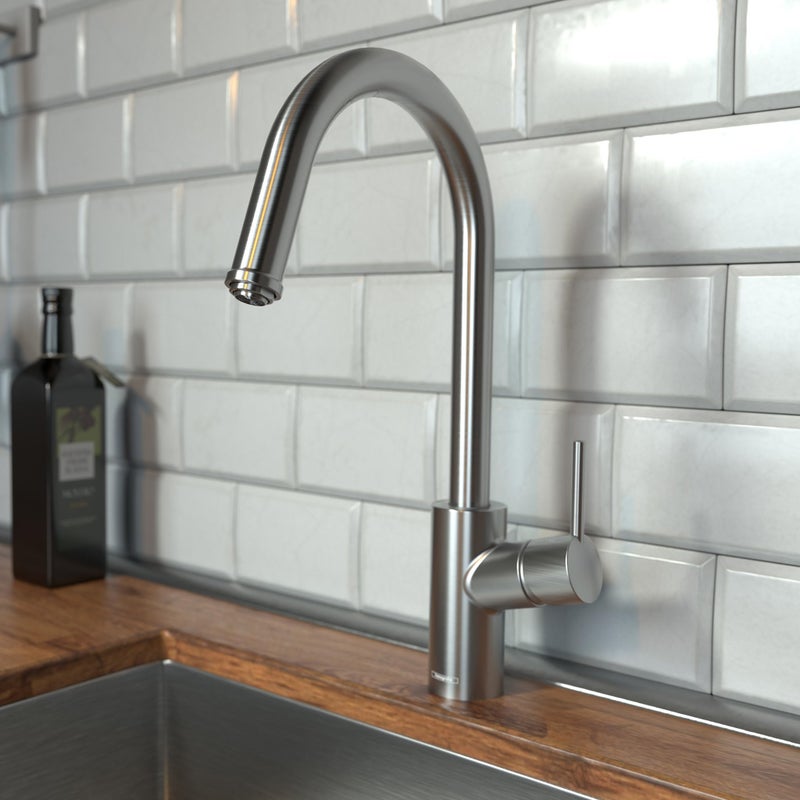 هانسجروهي Hansgrohe Focus موزع صابون حوض الاستحمام والمطبخ الحديث باللون الأسود المصقول 40438341 - Image 3