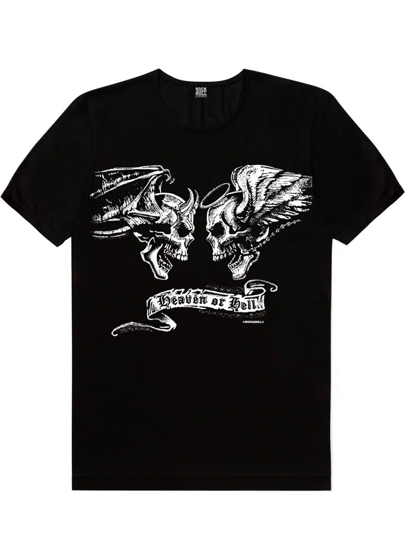 روك اند رول Pineapple Head Black, Angel Devil, Faster Men's 3-Piece Eco Pack T-Shirt