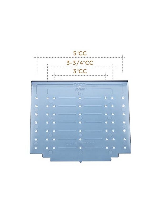 Ravinte Ravinte Cabinet Door & Drawer Hardware Installation Template Kit Include Drill Bit Mounting Template for Cabinet Knob, Cabinet Pulls  - Image 3
