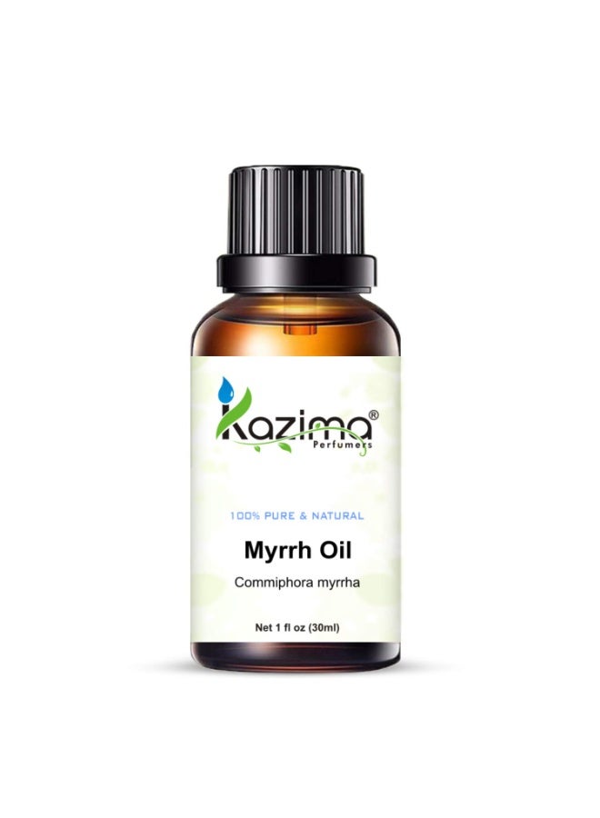 KAZIMA Myrrh Essential Oil - 100% Pure Natural & Undiluted For Skin care & Hair care (30ml) - Image 2