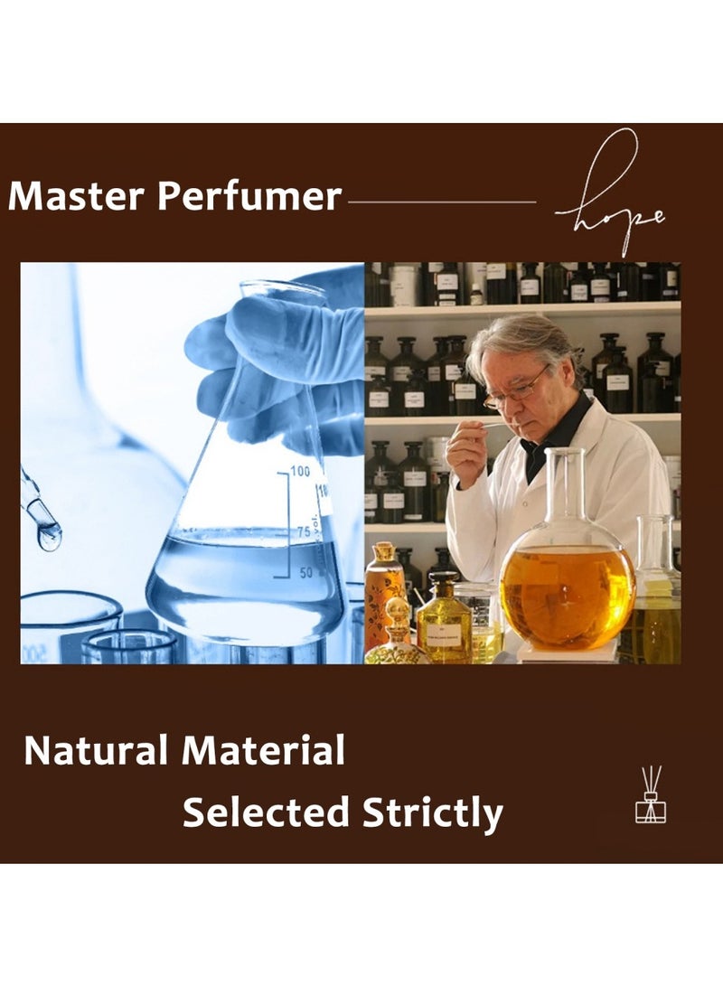 سان هان مجموعة معطرات الجو من القصب سعة 200 مل: معطرات جو بمزيج من شانغريلا، معطرات جو تدوم طويلًا، للمنزل، غرفة النوم، الحمام، المكتب (تركيز 10%) - Image 4