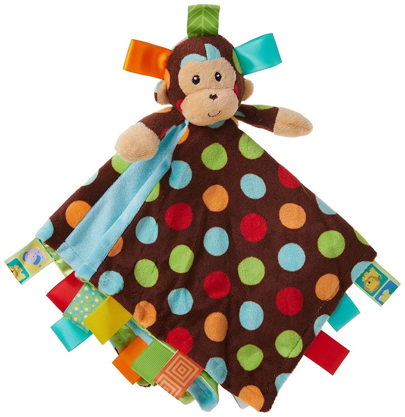 Mary Meyer Taggies Dazzle Dots Character Blanket Monkey