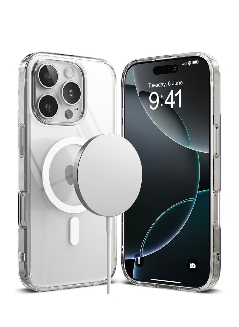 Eouro Protective Magsafe case for iPhone 16 Pro Max, transparent and non-yellowing  - Image 4