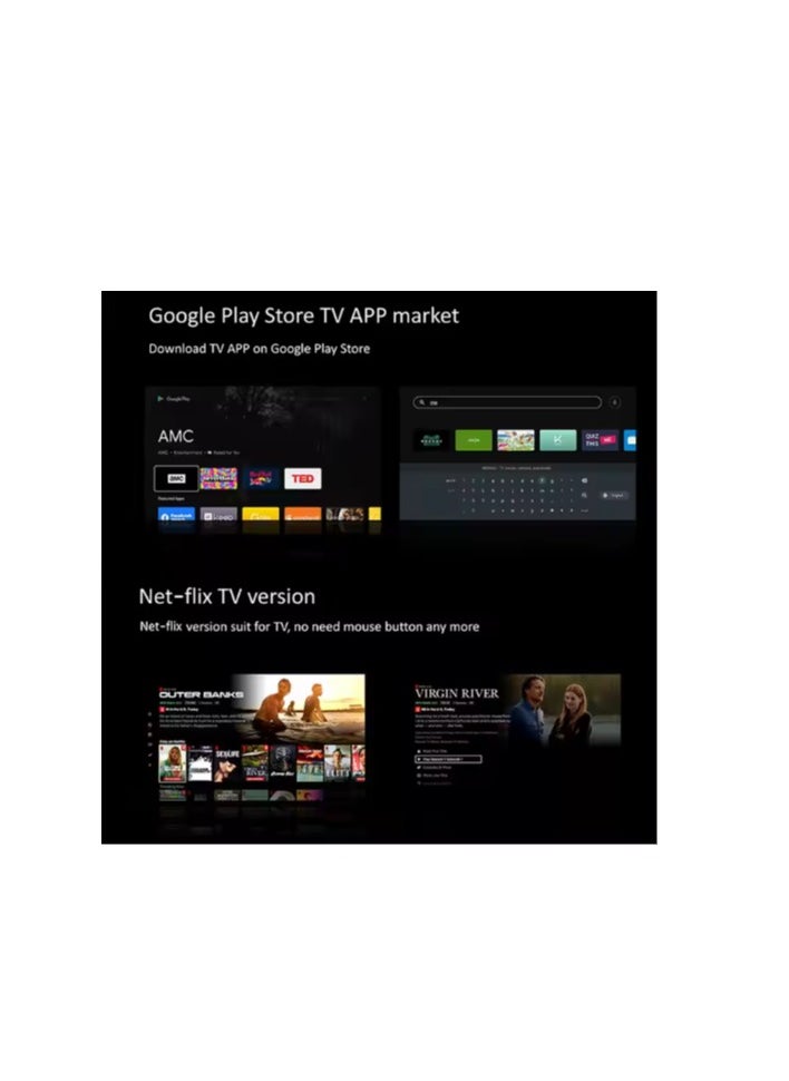 Android - Q5 4K Android Smart TV Box Android 7.1 / KODI 17.6 / Quad Core 1G 8G / 4K / HDMI / 2.4GHz WIFI - Image 1