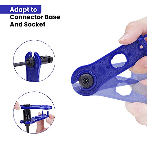 BougeRV 1 Pair Solar Connector Tool Assembly Spanners Wrenches, Solar Panel Connector Tool, Solar PV Disconnect Removal Tools - Image 5