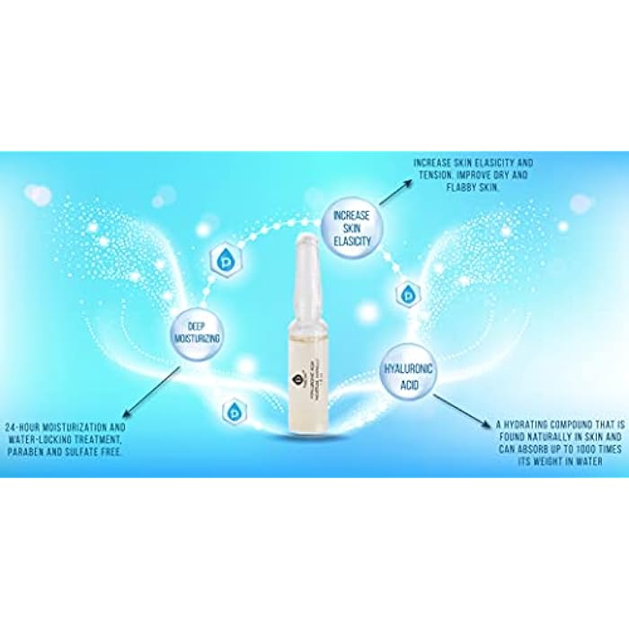 Pursonic 100% Hyaluronic Acid And Natural Moisturizing Serum Ampoule Set,Anti Aging Anti Wrinkle, 7 Day Treatment For All Skin Types - Image 2