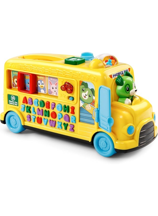 LeapFrog Alphabet Phonics Bus, Interactive Learning Toy With Abcs And Phonics Sounds, Fun Educational Toy For Toddlers And Preschoolers, Helps Develop Early Reading Skills  - Image 1