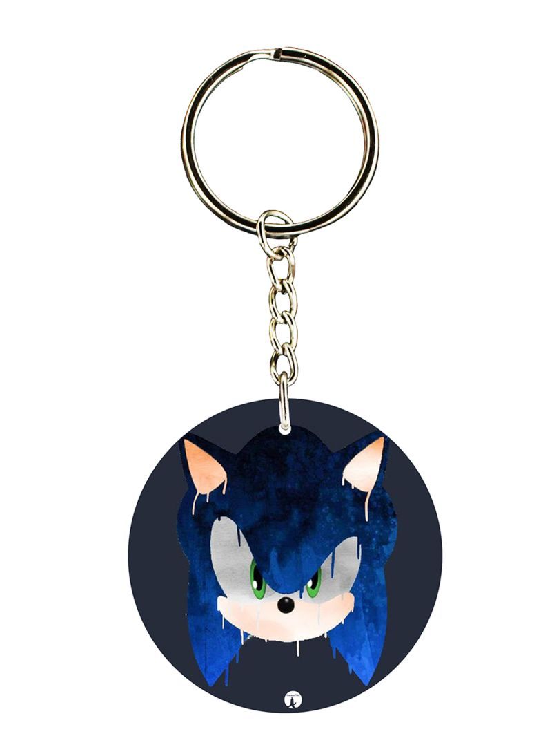 Sonic Printed Keychain