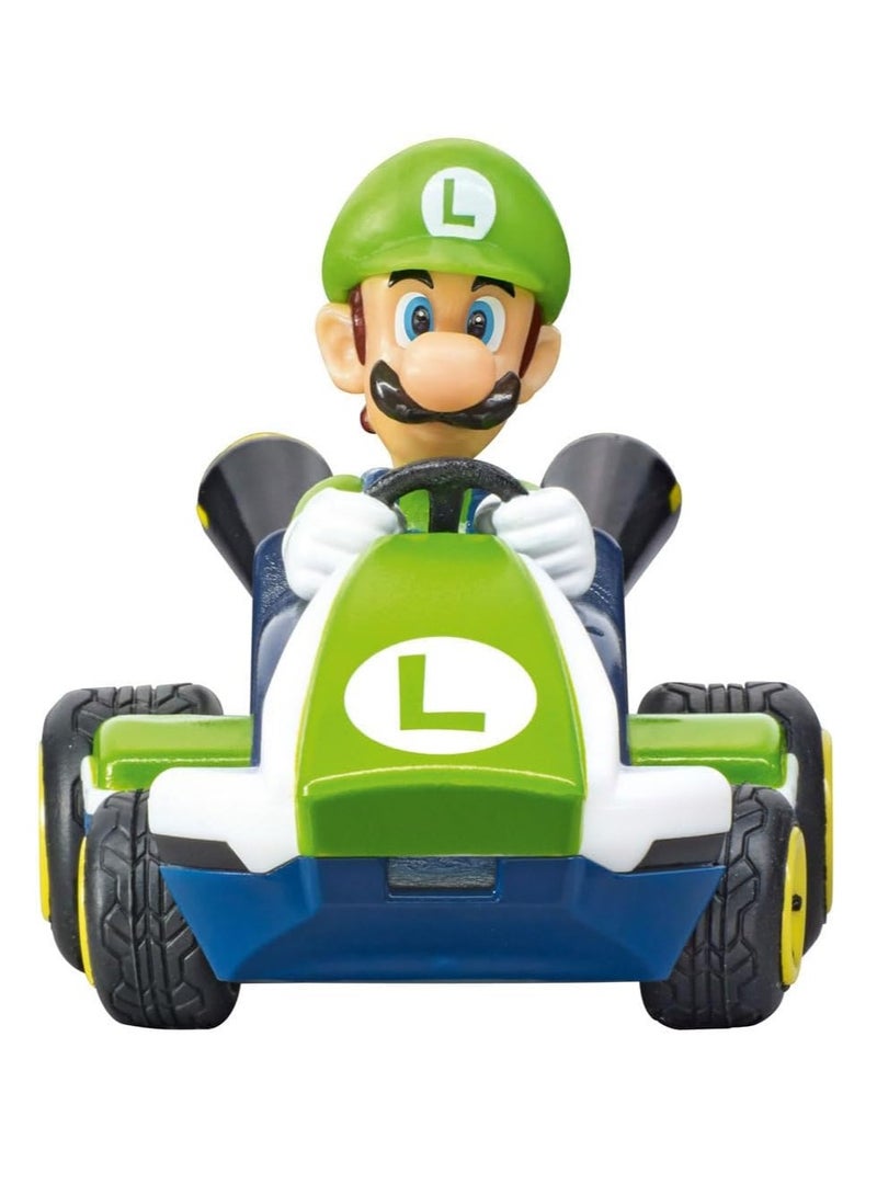 كاريرا 370430003P Mario Kart Mini RC Luigi | سيارة سباق ممتعة بتحكم عن بعد | هدية مثالية لمحبي ماريو والأطفال - Image 5