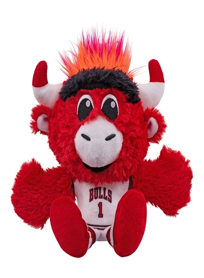 Bleacher Creatures Chicago Bulls Benny Mascot 8" Kuricha Sitting Plushees- Soft Chibi Inspired Mascot - Image 1