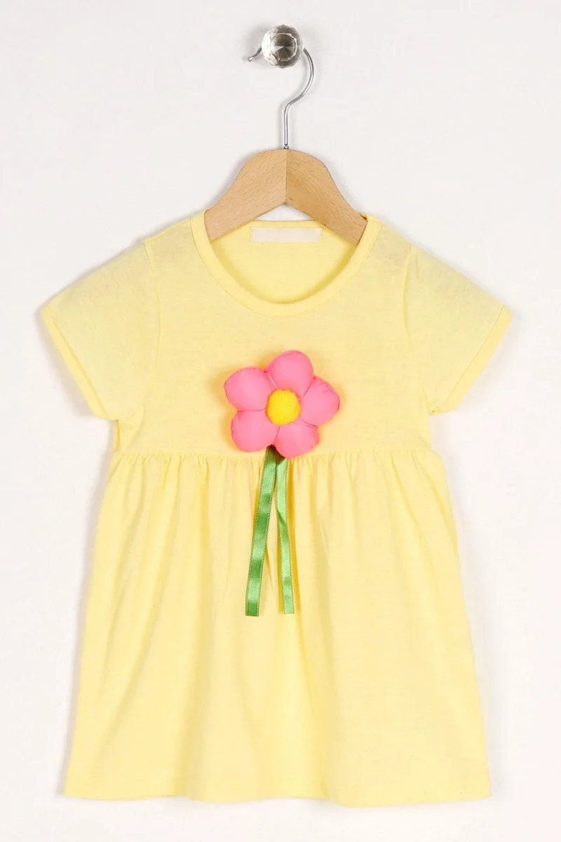 Zepkids Floral Applique Dress