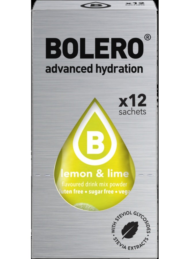 بوليرو منكهات الماء بوليرو - نكهة الليمون الأصفر والأخضر (12*3 جرام) - Image 1
