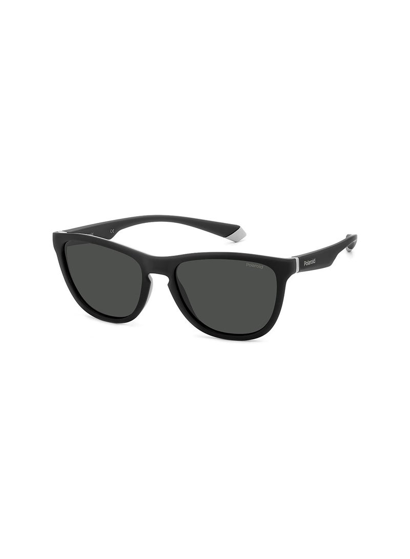 Polaroid Unisex UV Protection Rectangular Sunglasses - Pld 2133/S Blackgrey 56 - Lens Size: 56 Mm - Image 1