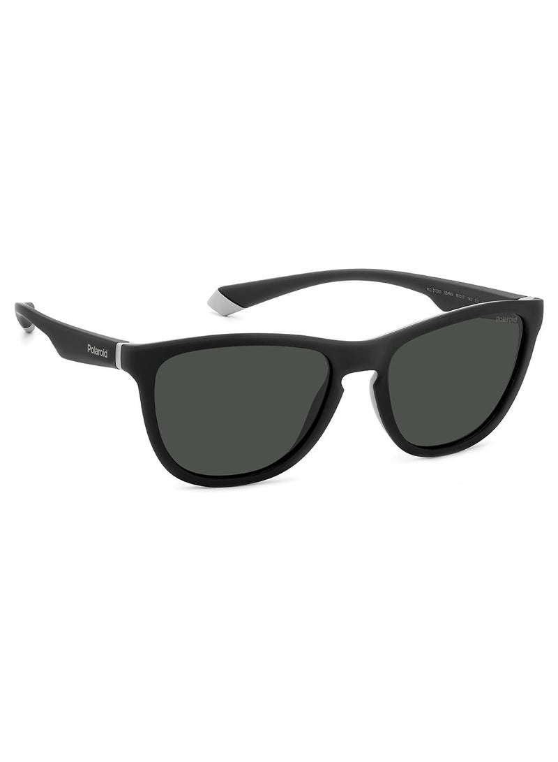 Polaroid Unisex UV Protection Rectangular Sunglasses - Pld 2133/S Blackgrey 56 - Lens Size: 56 Mm - Image 2