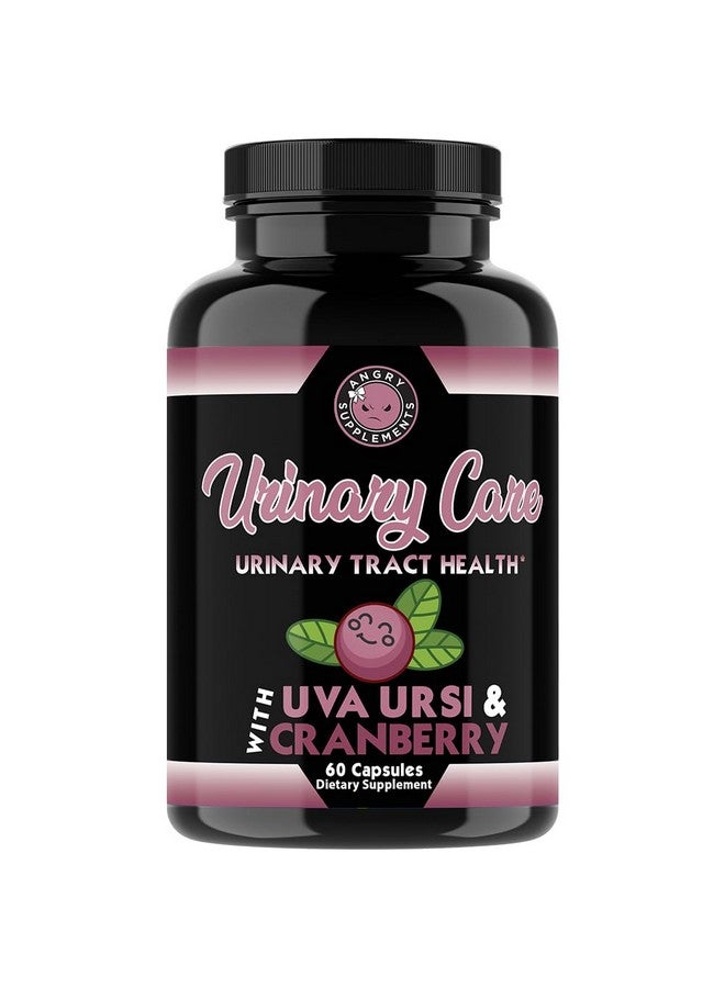 Angry Supplements رعاية المسالك البولية للنساء - دعم صحة المسالك البولية والتهابات المسالك البولية - توت بري، حرير الذرة و Uva Ursi - مركب تنظيف المثانة - 60 كبسولة، إمداد لمدة 60 يوم (1-زجاجة) - Image 1