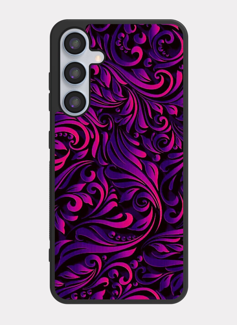 PXLAAT Samsung Galaxy A55 case cover Mandala Art Purple - Image 1