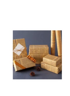 MARKQ Newspaper Wrapping Paper 50 x 70 Kraft Paper Sheets for Gifts Packaging Flower Bouquet Art and Crafts - 40 Sheets - 80 GSM  - Image 4