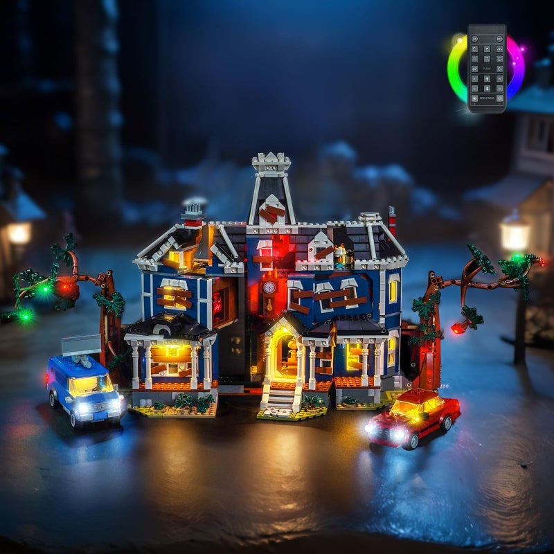 LocoLee مجموعة إضاءة LocoLee متوافقة مع Lego 11370 أشياء غريبة: منزل كريل - بدون نموذج فقط أضواء، ملحقات إضاءة LED متوافقة مع Lego 11370 منزل كريل (نسخة RC) - Image 1