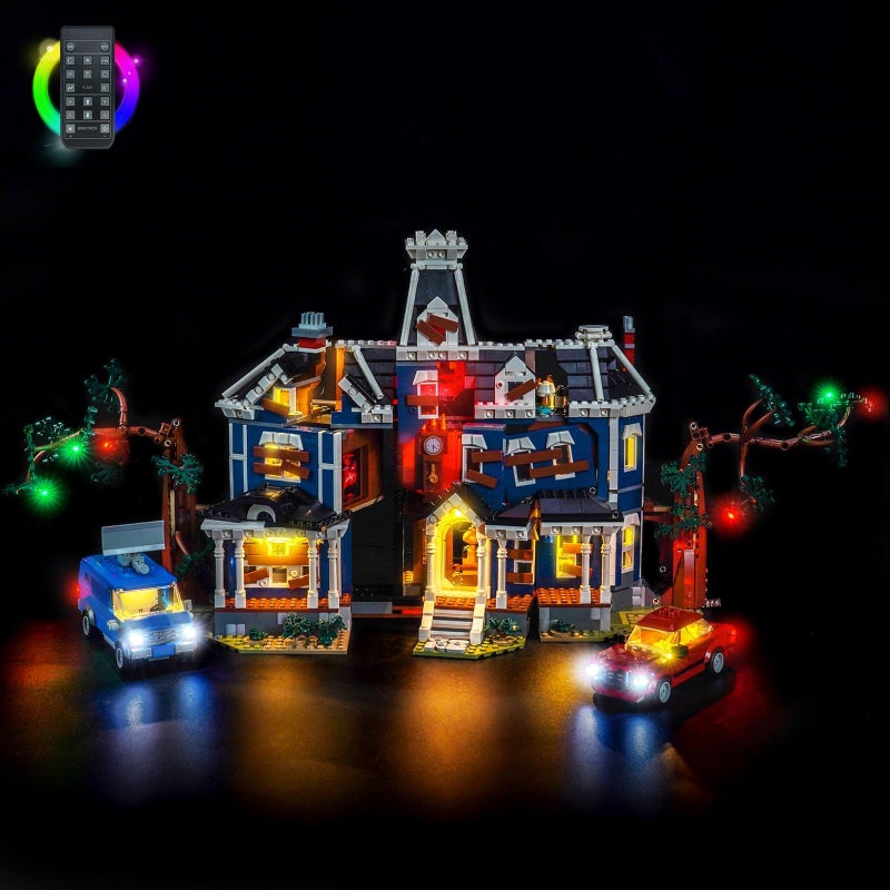 LocoLee مجموعة إضاءة LocoLee متوافقة مع Lego 11370 أشياء غريبة: منزل كريل - بدون نموذج فقط أضواء، ملحقات إضاءة LED متوافقة مع Lego 11370 منزل كريل (نسخة RC) - Image 2
