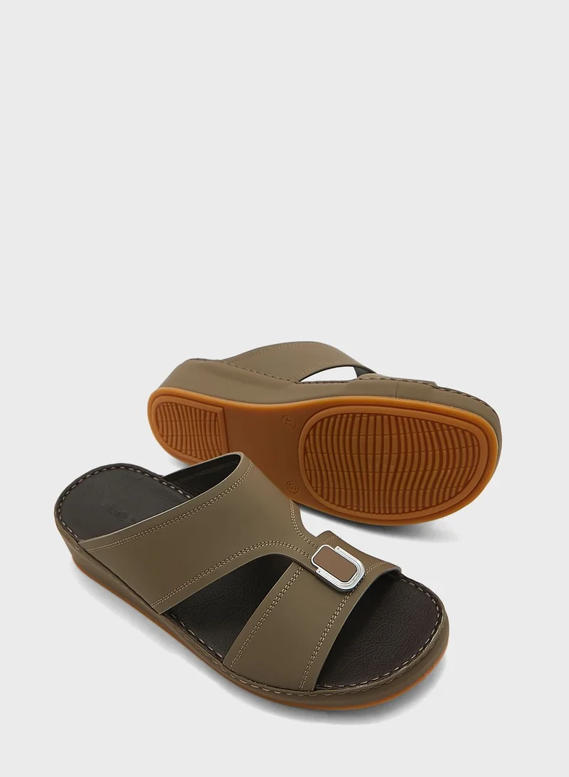 Hush Puppies Buckle Strap Arabic Sandals