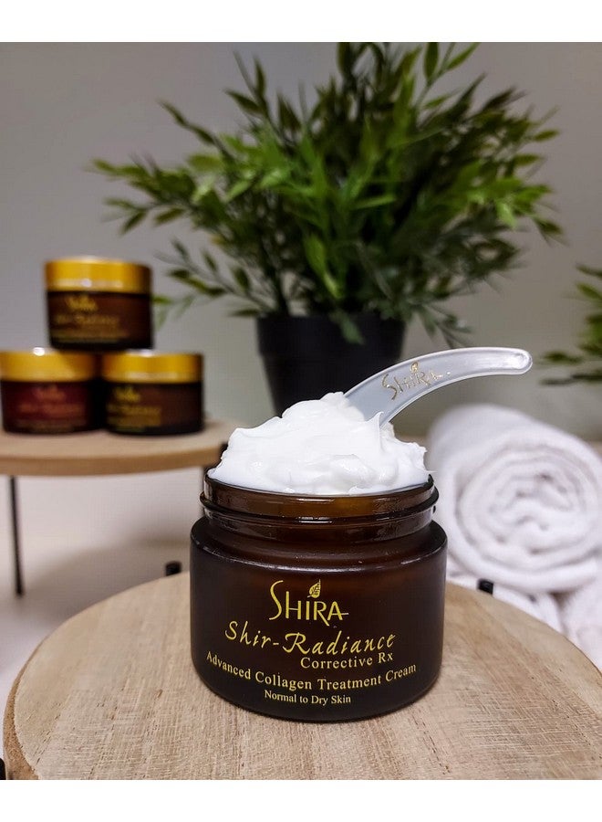 شيرا كريم علاج الكولاجين المتطور Shirradiance Corrective Rx مع إستر C المتقدم للبشرة الصحية والمرطبة والمشرقة للبشرة العادية والجافة (50 مل) - Image 5