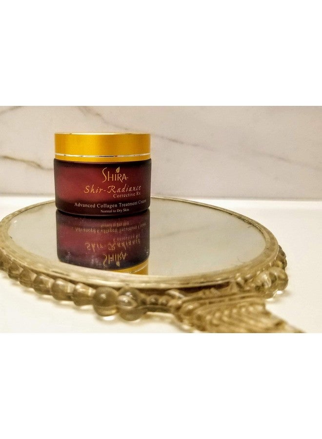 شيرا كريم علاج الكولاجين المتطور Shirradiance Corrective Rx مع إستر C المتقدم للبشرة الصحية والمرطبة والمشرقة للبشرة العادية والجافة (50 مل) - Image 4