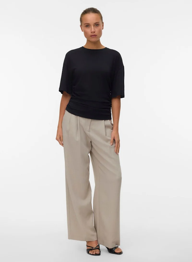 VERO MODA 3/4 Sleeve Cotton Top