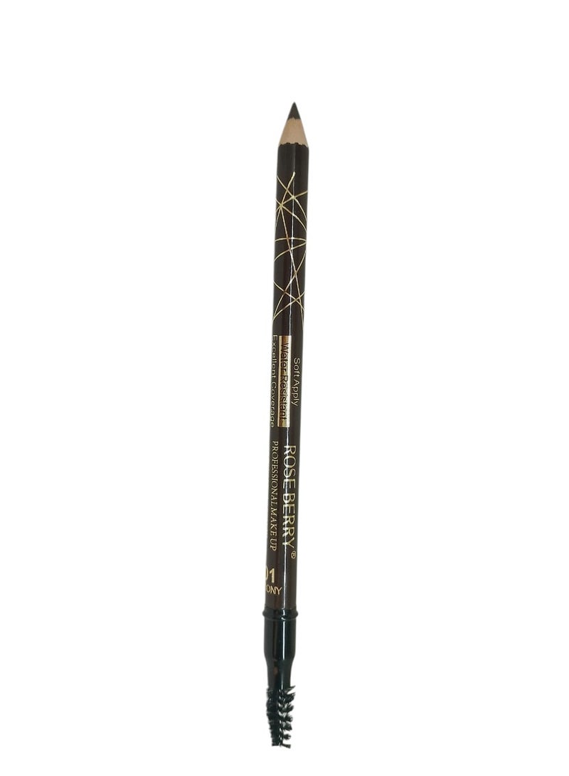 rose berry professional make up artist brow pencil