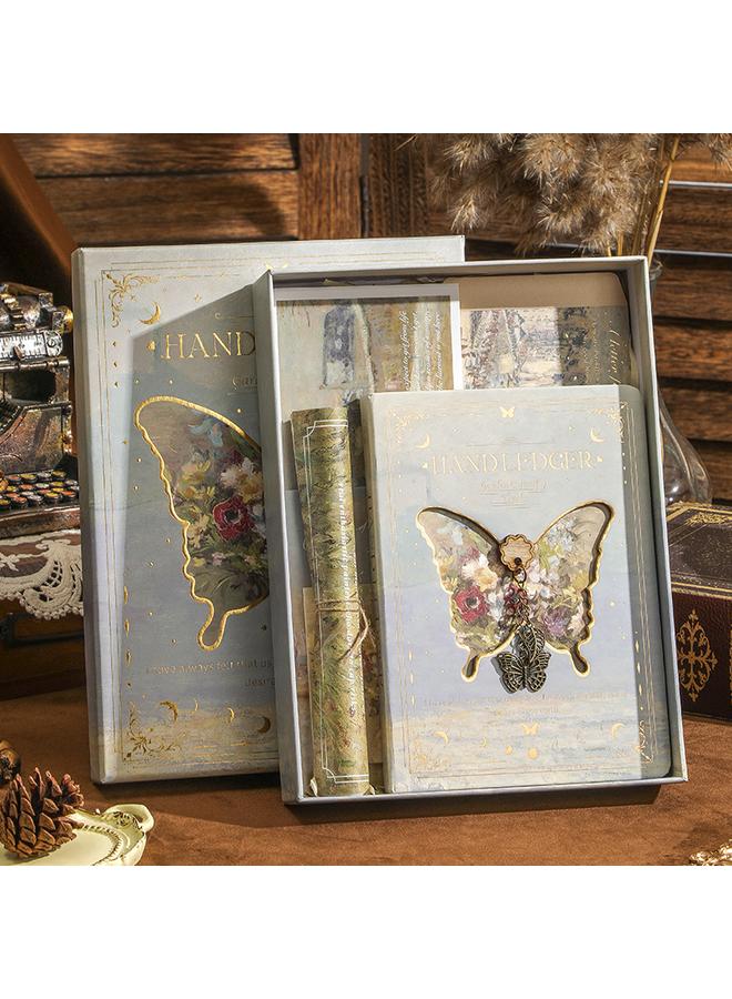 Bluejw Vintage Hollow Hand Ledger Suit Gift Box High Beauty Notebook Stationery Girl Cute Hand Ledger Girl Day - Image 2