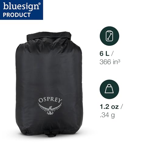 Osprey Ultralight 6L Waterproof Dry Sack Mars Orange - Image 3