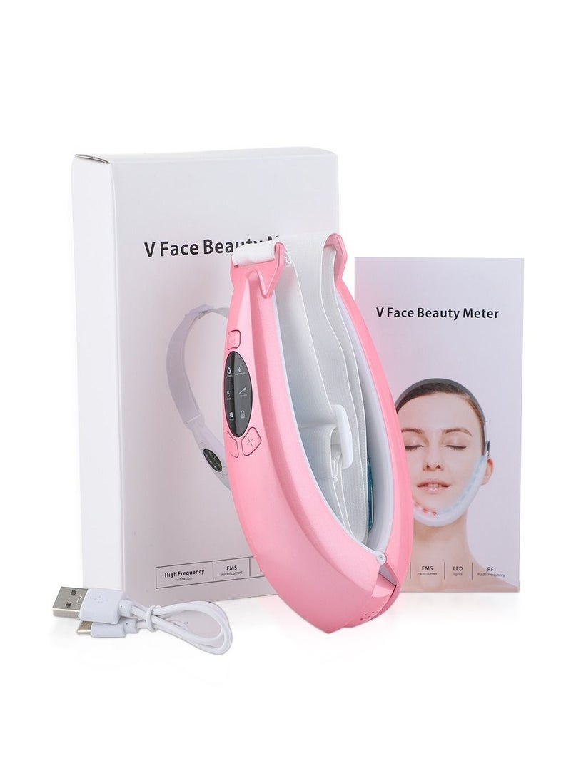 Generic EMS Facial Lifting Device LED Photon Therapy Face Slimming Vibration Massager Double Chin V Line Lift Belt Cellulite Jaw Device  - Image 4
