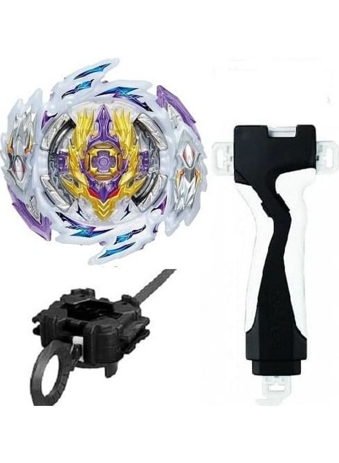 مجموعة Beyblade Burst B-168 للمبتدئين مع قاذف ومقبض