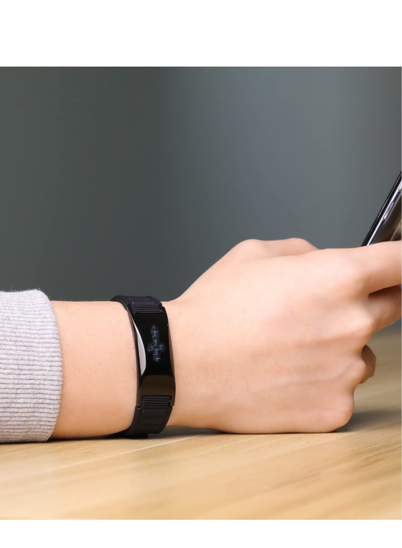 Adjustable 7-in-1 Silicone Magnetic Bracelet for Men & Women - Waterproof Energy Balance Bracelet, Perfect Gift for Friends, Stylish & Protective - Image 3