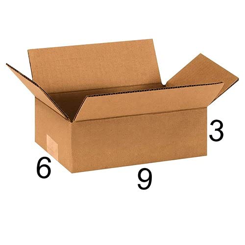 Powerlon® Corrugated Boxes 9 x 6 x 3 Inches Brown 3 Ply Corrugated Cardboard Packaging Box for Moving, Packing, Shifting, Storing, Gifting, Multi Purpose Use (50) - Image 2