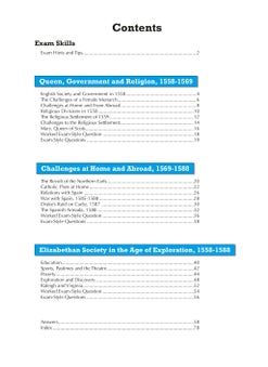 GCSE History Edexcel Topic Revision Guide - Early Elizabethan England, 1558-1588  - Image 2